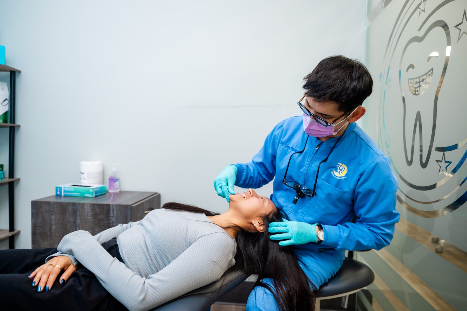 Adult patient consultation at Stellar Orthodontics Delaware