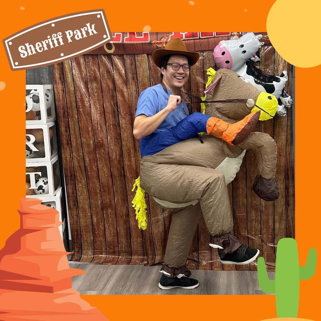 Dr. Park at a Stellar Orthodontics team event